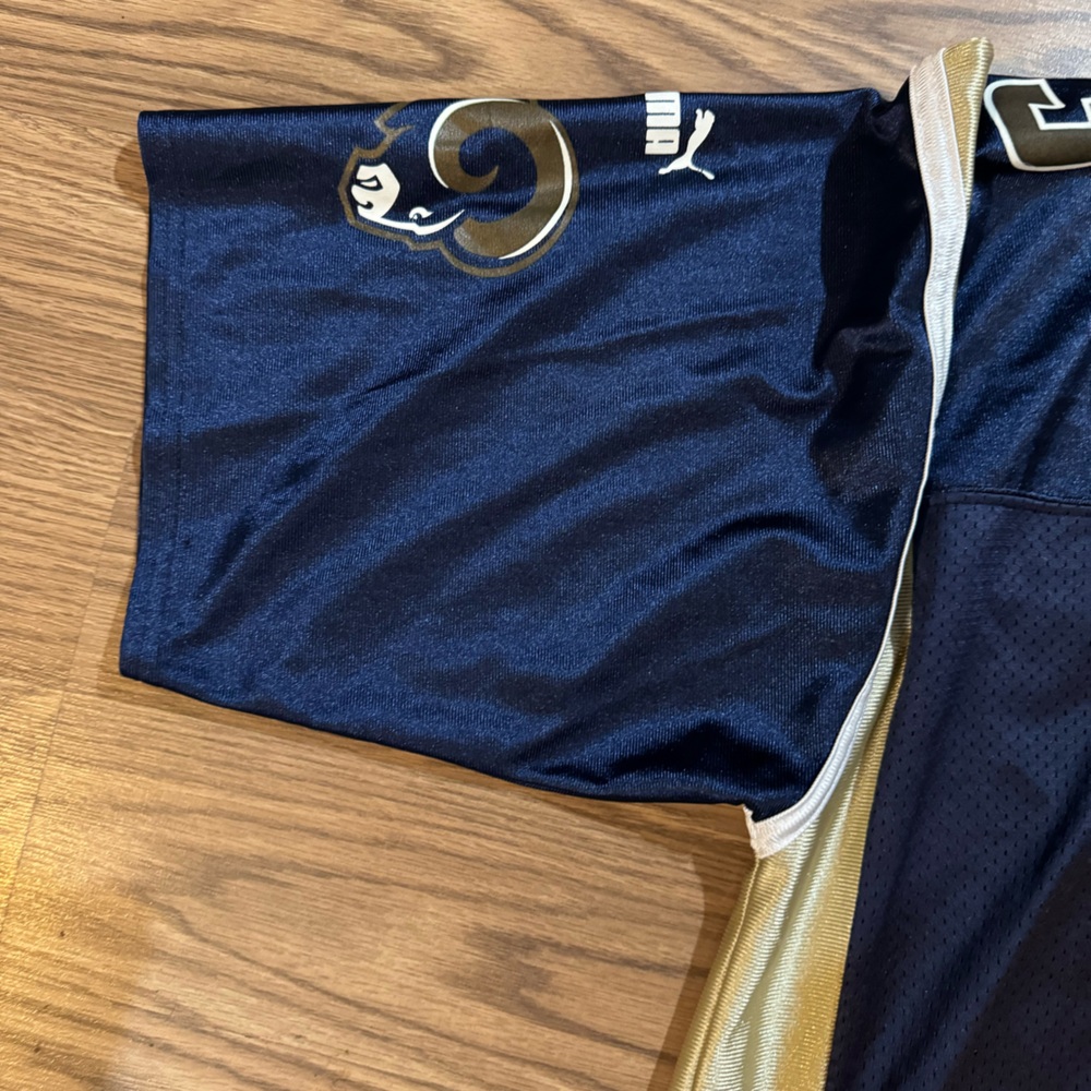 NFL Rams Warner Jersey - Navy and Gold - Picture 4 of 9